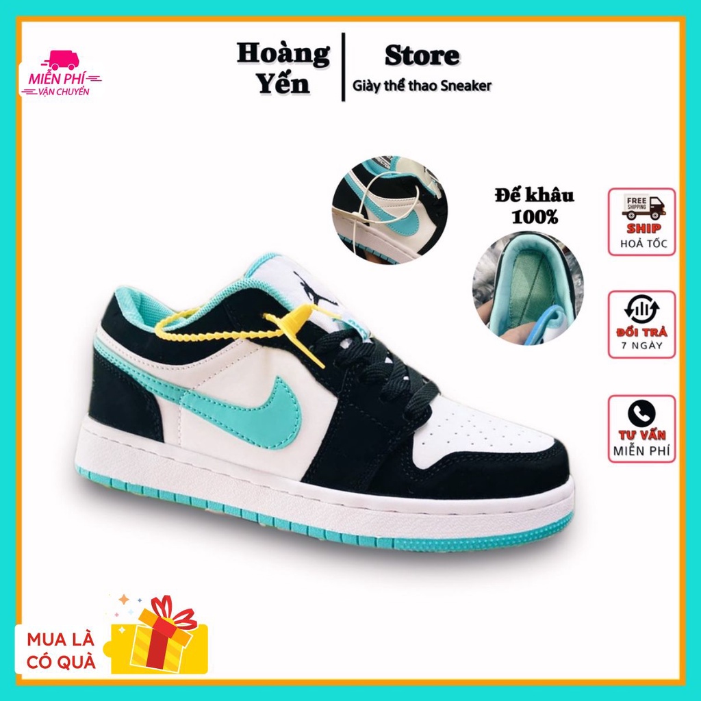 Giày jordan, giày jd Xanh ngọc cổ thấp, jd xanh ngọc full box, bill [Giày.Hoàng Yến]