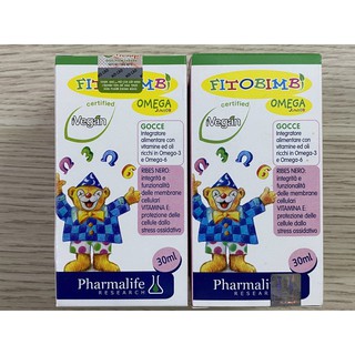 Omega Junior Fitobimbi - Phát Triển Trí Não Cho Bé,Tốt Cho Mắt,Không Mùi Tanh,Dễ Sử Dụng.Chính Hãng Từ Ý
