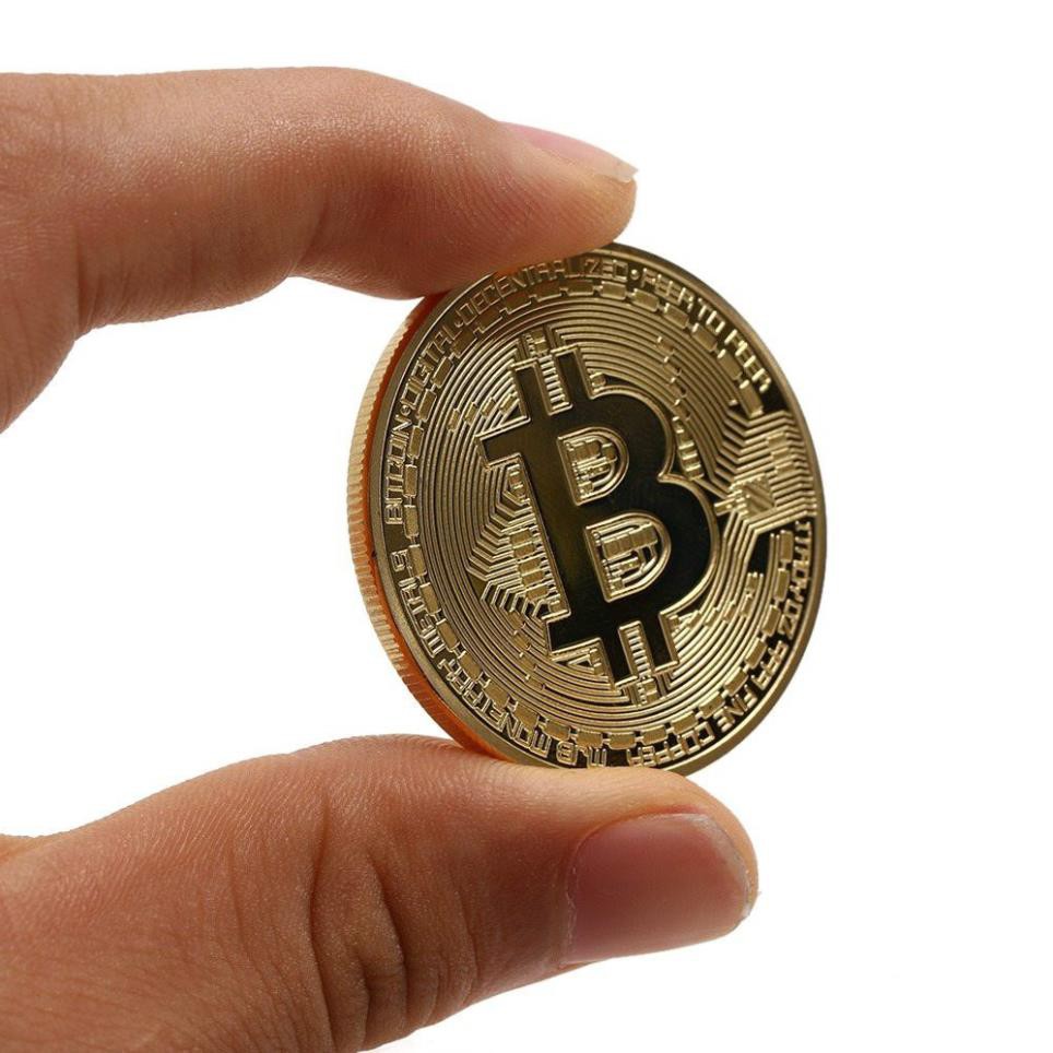 [SALE SỐC] Đồng Xu Bitcoin Mạ Vàng 24K - Quà Tặng Sang Trọng Đẳng Cấp