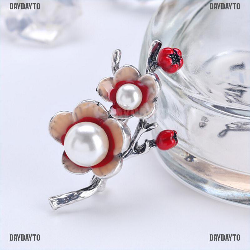 Ghim Cài Áo Hình Hoa Đính Ngọc Trai Nhân Tạo Thời Trang