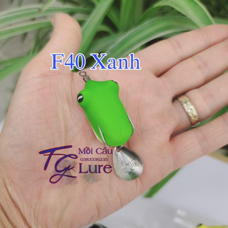 Mồi lure nhái hơi F40 - Hàng Chính Hãng TNT chuyên săn lóc,vược mú hanh siêu nhậy