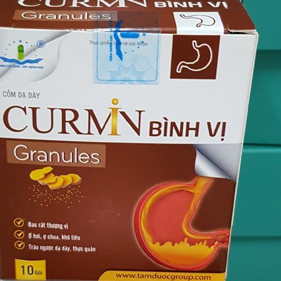 Curmin Bình Vị - Hỗ trợ làm giảm đau dạ dày, giảm ợ chua, đầy hơi, khó tiêu
