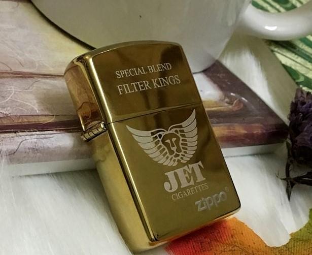 Vỏ Zippo USA Logo Thuốc Jet