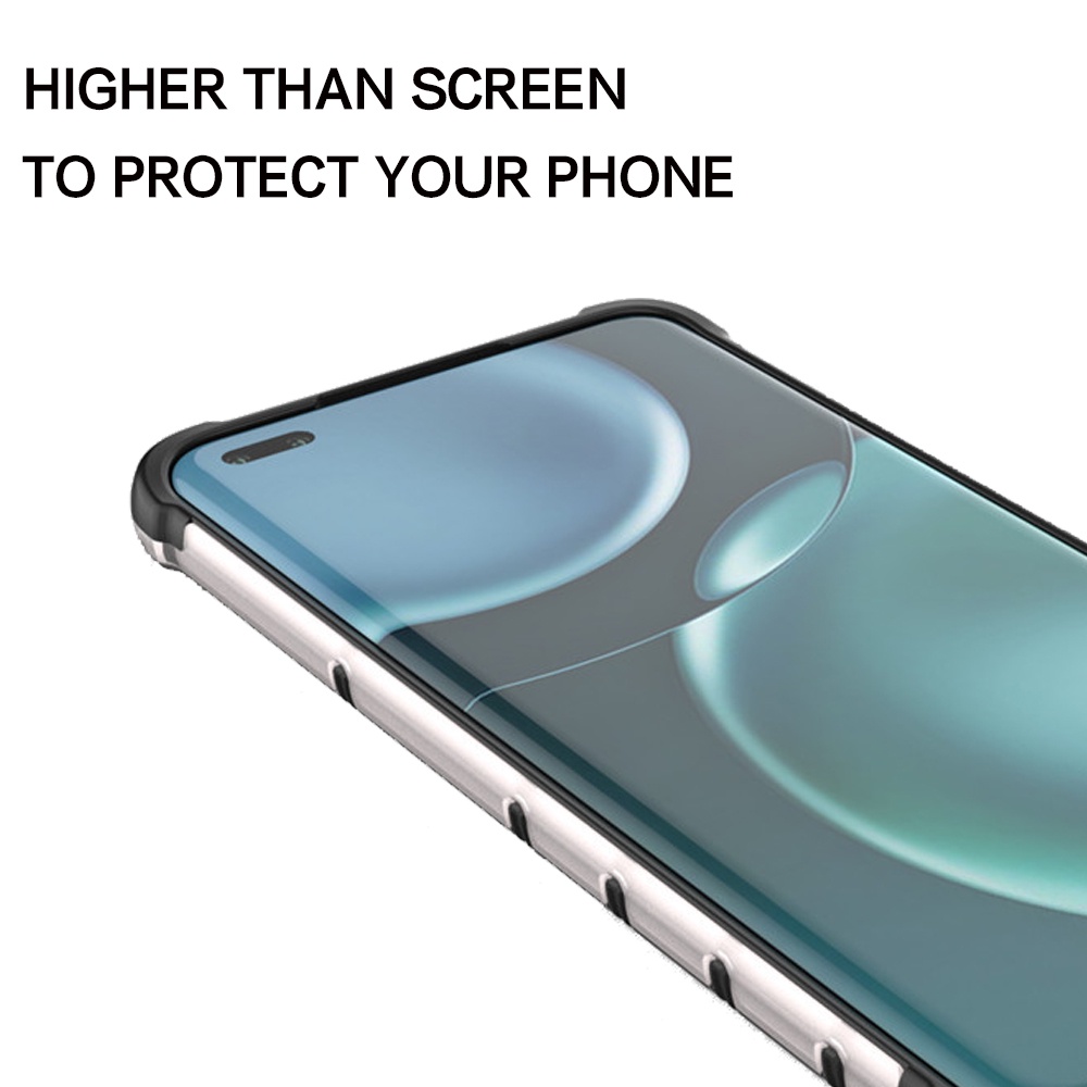 Ốp Điện Thoại Nhựa Cứng Trong Suốt Chống Sốc Họa Tiết Tổ Ong Cho HuaWei Honor Magic4 Magic3 Pro Plus