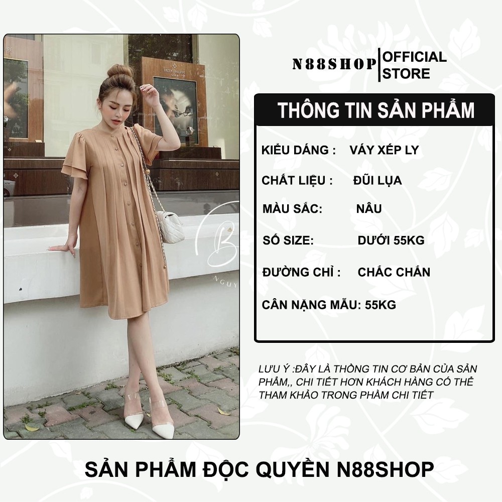 Váy suông -Đầm suông -Dáng Dài Tay Lỡ Nữ Cổ Tròn Chất đũi Cotton thoải mái khi mặc hàng nhap khẩu