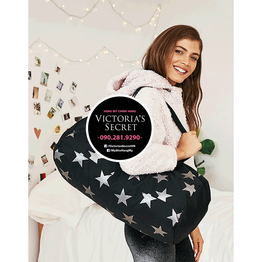 Túi sao bạc cực ngầu, cực xinh - Hàng nhập Victoria's Secret USA