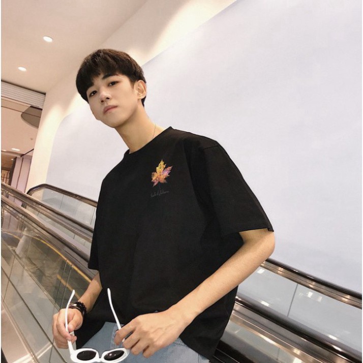 Áo Thun Tay Lỡ Form Rộng Lá Phong Siêu Hot🍁 Unisex nam nữ đều mặc được | BigBuy360 - bigbuy360.vn