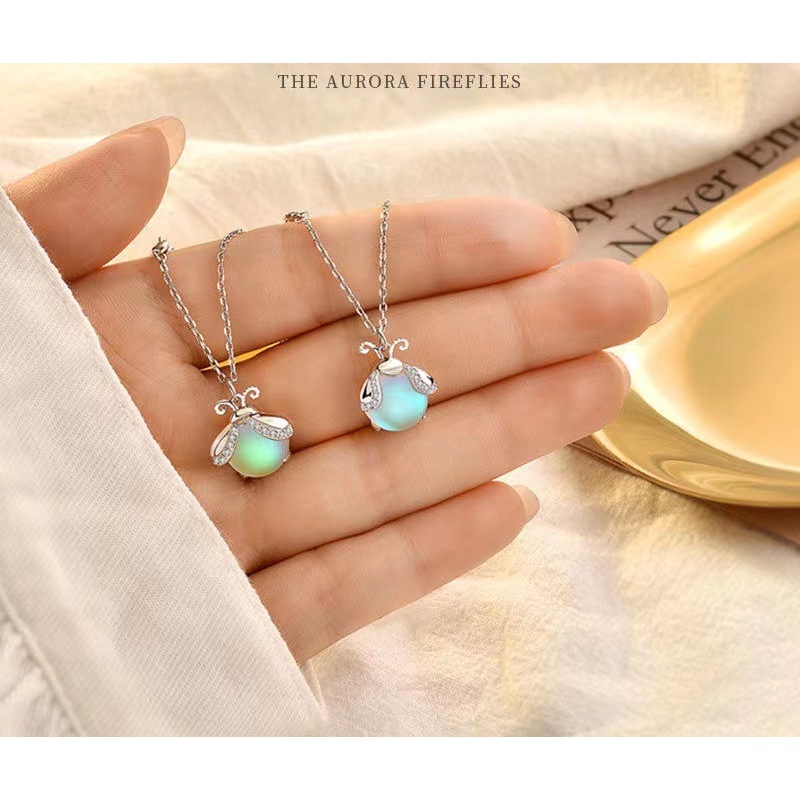 Vòng cổ Mặt Hình Mặt Trăng Đính Đá Thời Trang Cho Nữ