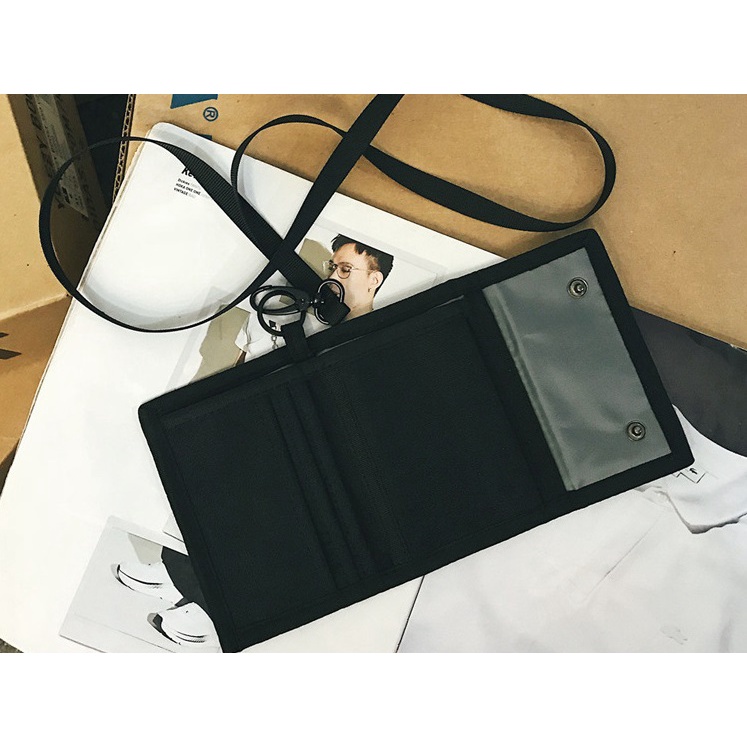 HeyMister - Ví thời trang vải Canvas chống nước cao cấp HM14