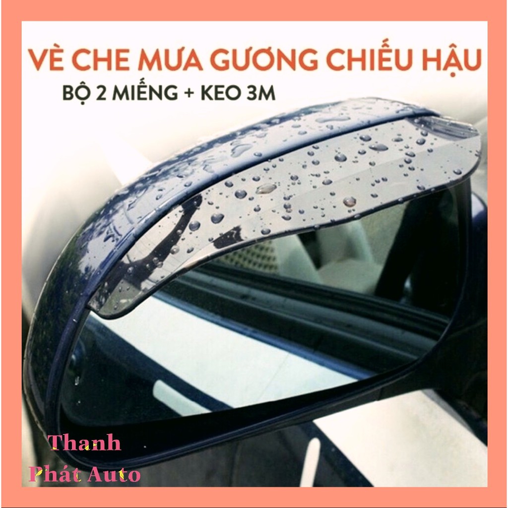 Vè che mưa gương chiếu hậu xe ô tô chống bám nước giá rẻ