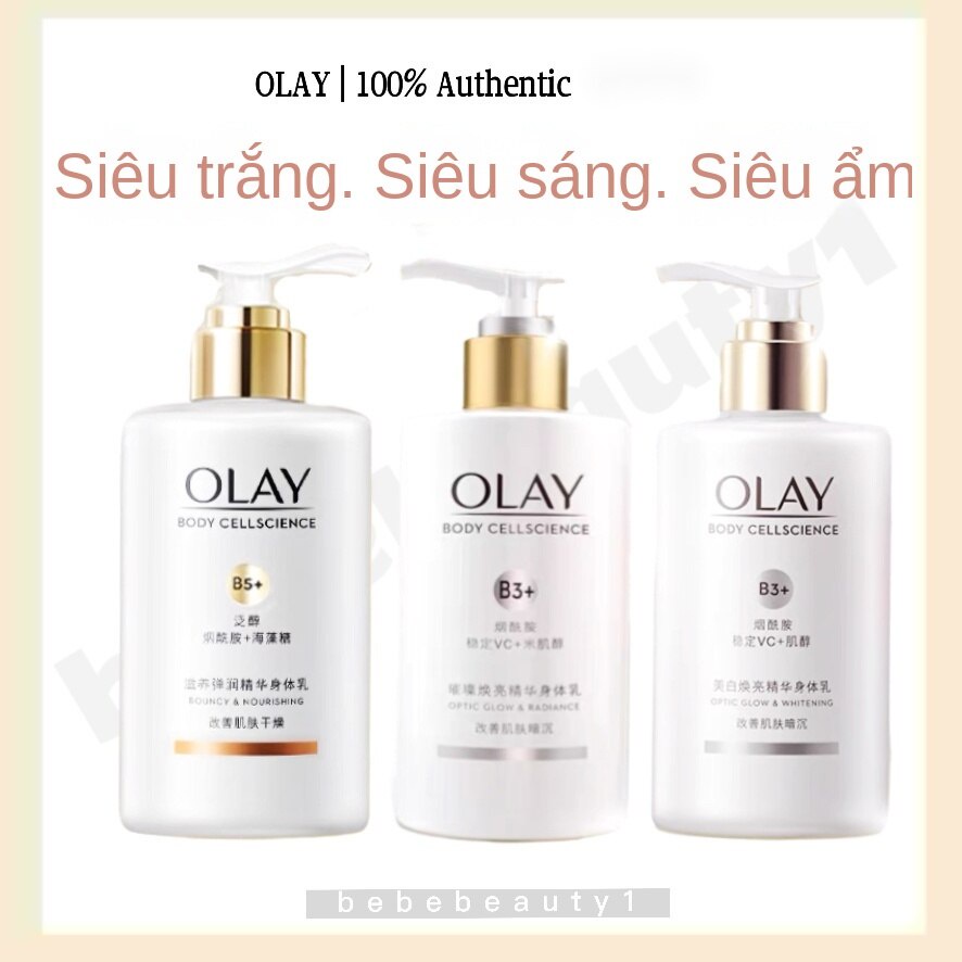 Sữa Dưỡng Thể Olay Whitening Dưỡng Ẩm Nuôi Dưỡng Và Cấp Nước Lâu Trôi Cho Cơ Thể 210ml