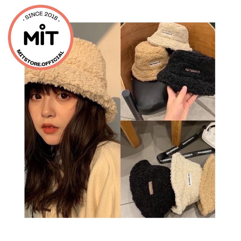 Mũ lông cừu siêu ấm có dây điều chỉnh mùa đông