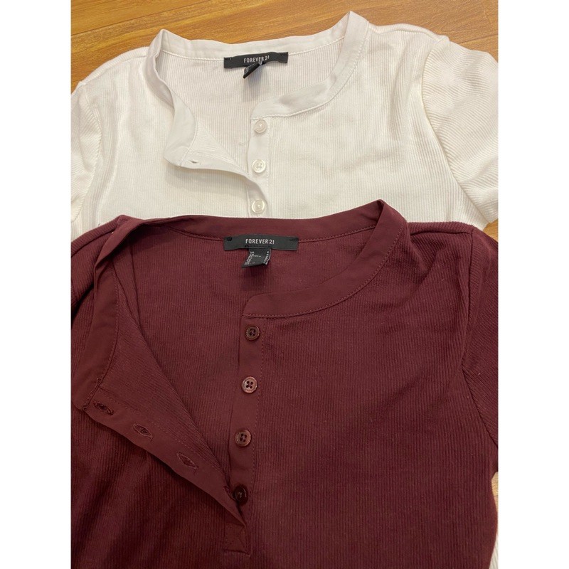 [Mã WASKT304 giảm 15% tối đa 30K đơn 99K] Áo Thun Dài Tay Vạt Bầu F21 | BigBuy360 - bigbuy360.vn