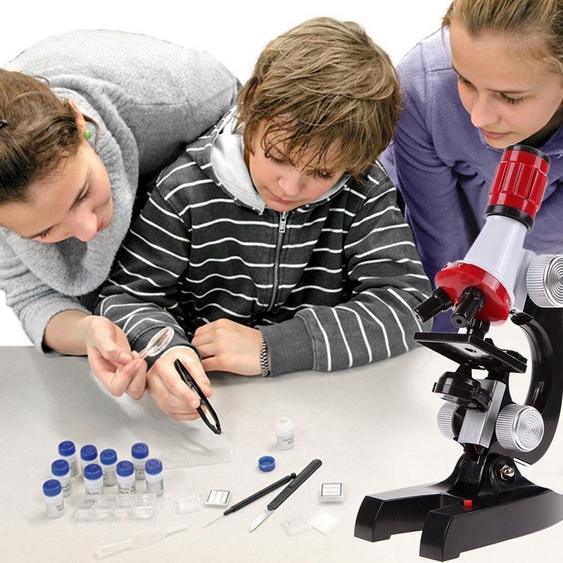 Bộ Kính Hiển Vi Trẻ Em Science Microscope 400x-1200x