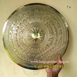 Mặt trống đồng vàng đk 40cm, bán mặt trống đồng, mẫu mặt trống đồng