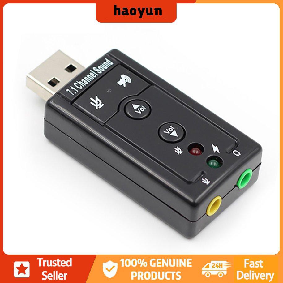 Thẻ Âm Thanh 7.1 Chuyển Đổi Usb Sang Jack 3.5mm Cho Mac