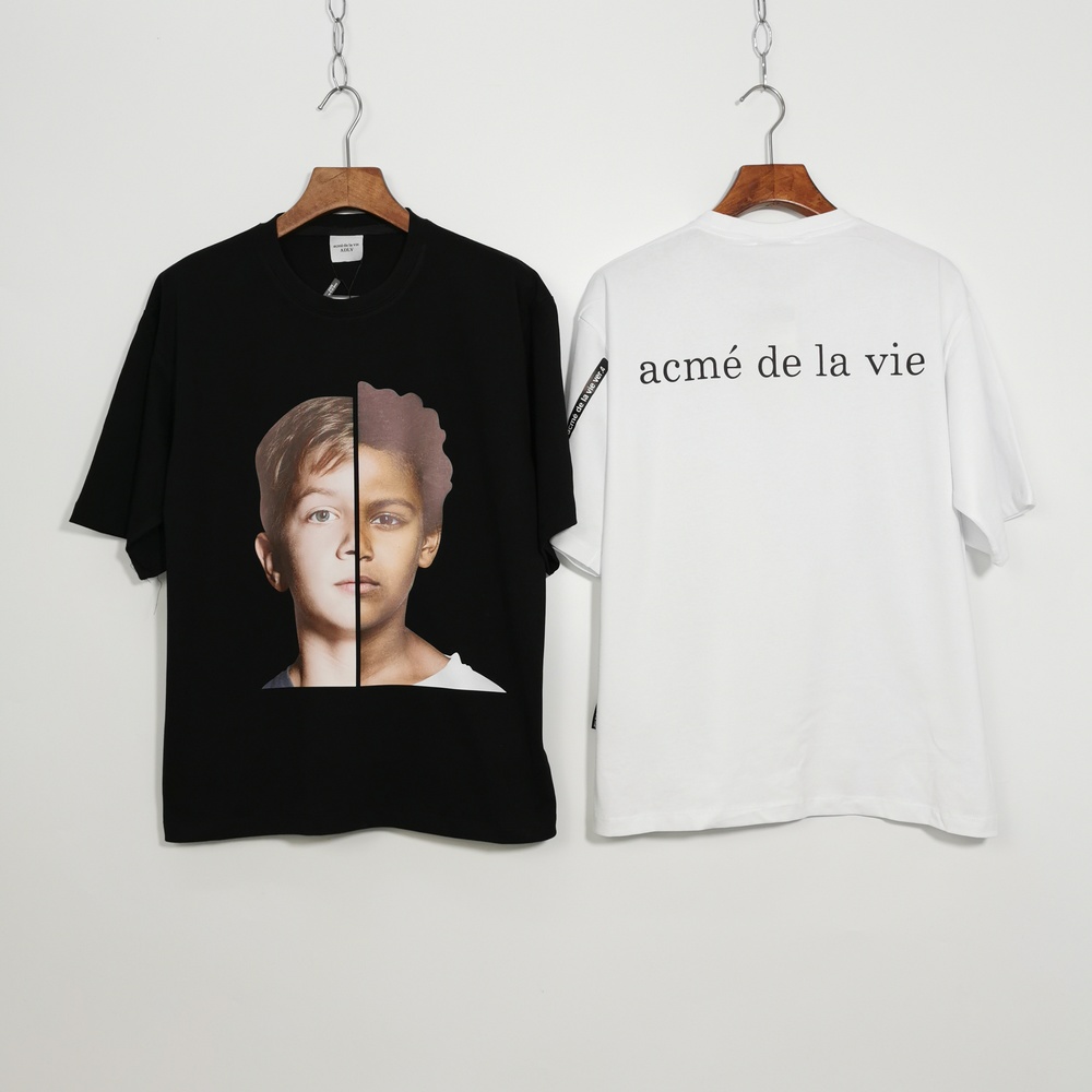 ADLV Áo Thun Tay Ngắn In Hình Trẻ Trung Thời Trang Unisex