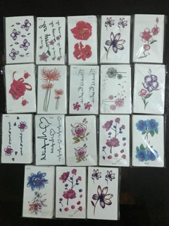 Set 30 hình xăm dán tatoo dùng nước