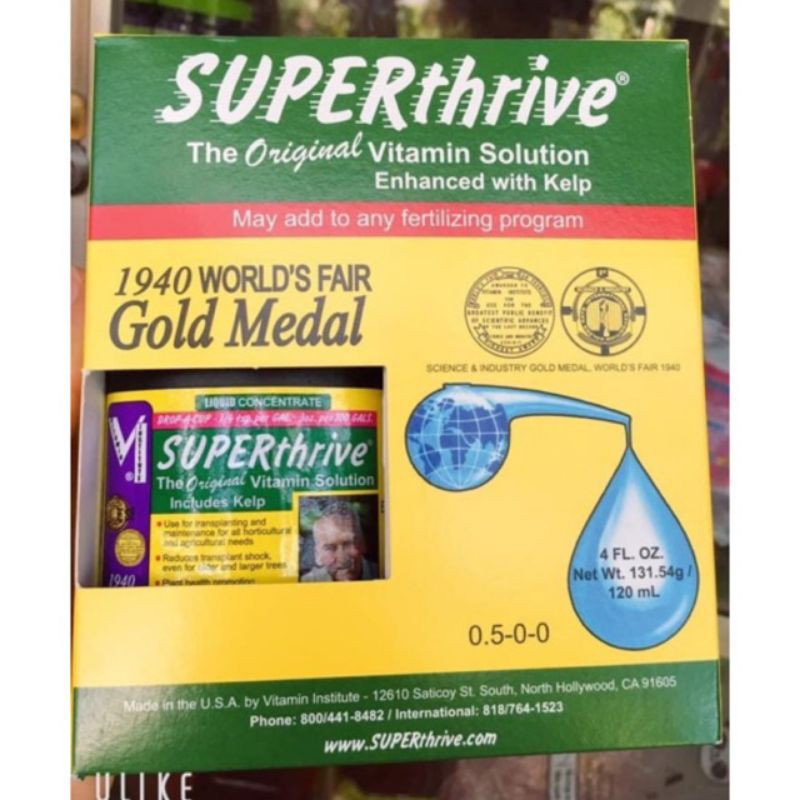 SuperThrive Mỹ 120ml kích thích tăng trưởng cho cây