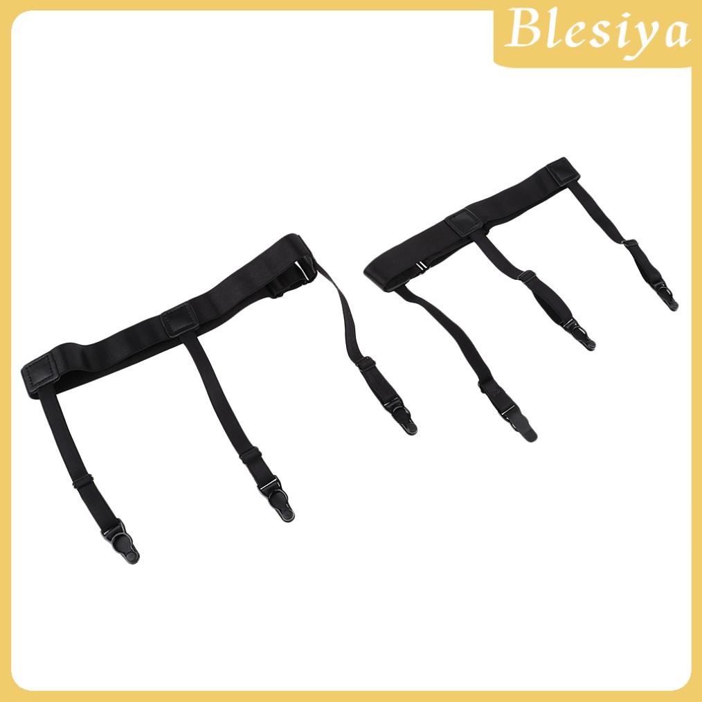 Cặp phụ kiện kẹp thun giữ áo sơ mi chống trơn trượt