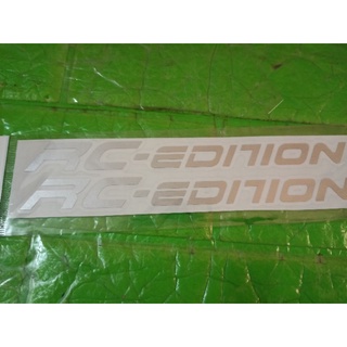 Bộ tem dán phuộc RC Edition màu bạc new