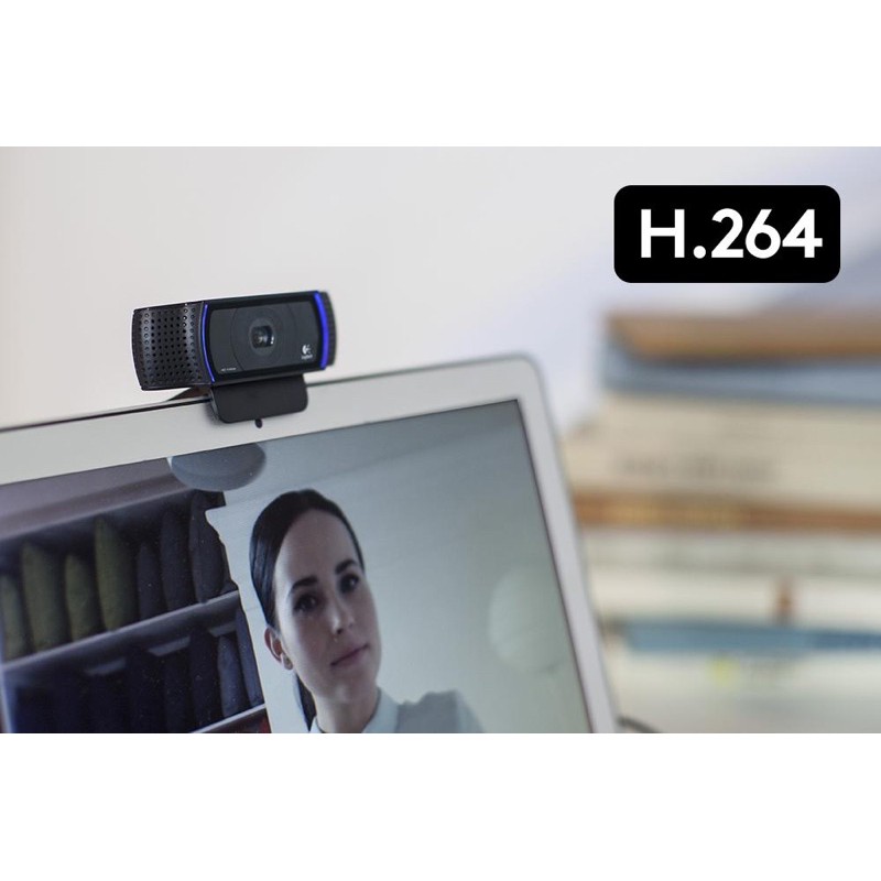 Webcam Logitech C920 Pro HD 1080p - dành cho PC, Mac, ChromeOs, Android, Skype, Google Hangouts, FaceTime