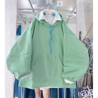 [RẺ VÔ ĐỊCH] Áo Hoodie Basic Tay Bồng Chun Ullzang ( Có Ảnh Thật)