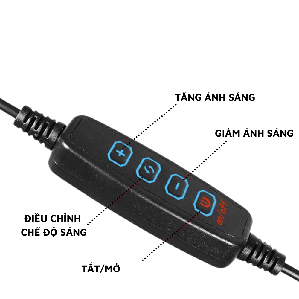 Đèn Livestream Để Bàn 2 Kệ Cao Cấp Chính Hãng Đa Chức Năng Bán Hàng, Quay Video, Chụp ảnh, Makeup