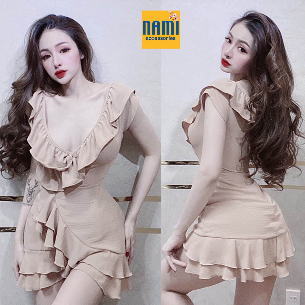 ĐẦM BÈO XOÈ NHẸ SIÊU ĐẸP XINH HẾT NẤC - QANU140