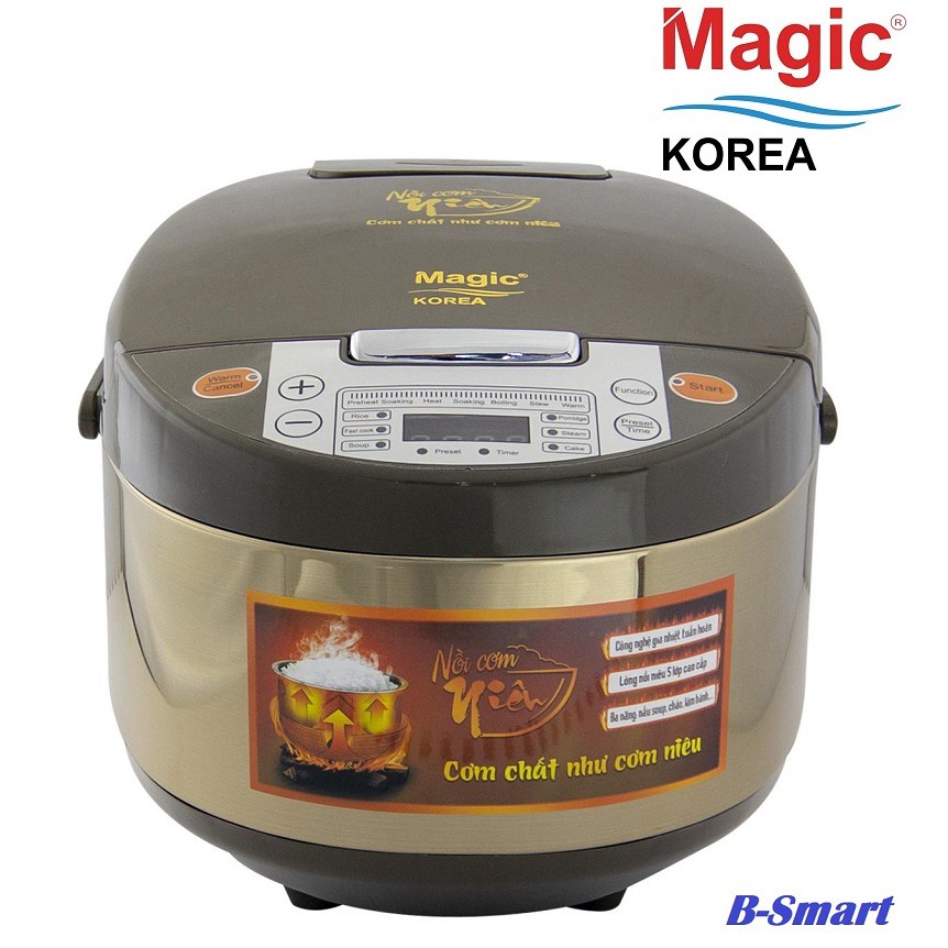 [Mã ELHADEV giảm 4% đơn 300K] Nồi cơm Niêu điện tử Magic A-86 1.8lit