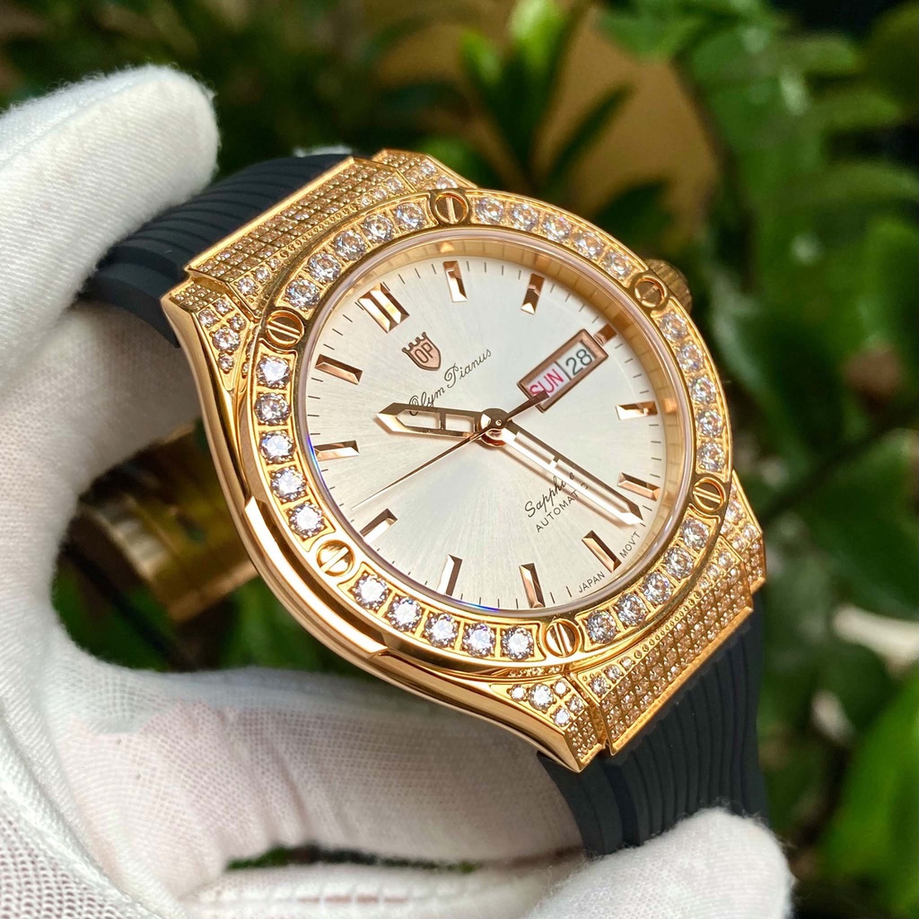 Đồng Hồ Nam OLYM PIANUS OP990-45 Classic Fusion Chính Hãng Tặng Dây Da Cao Cấp