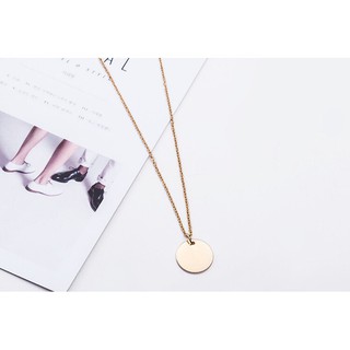 Dây Chuyền Mặt Tròn Titan