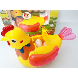 ĐỒ CHƠI GÀ CHẠY PIN ĐẺ TRỨNG