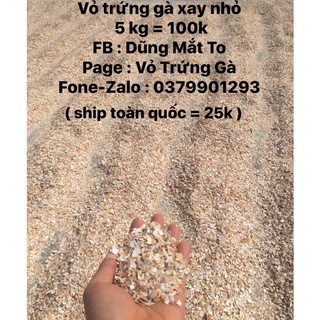 Vỏ trứng gà 5kg