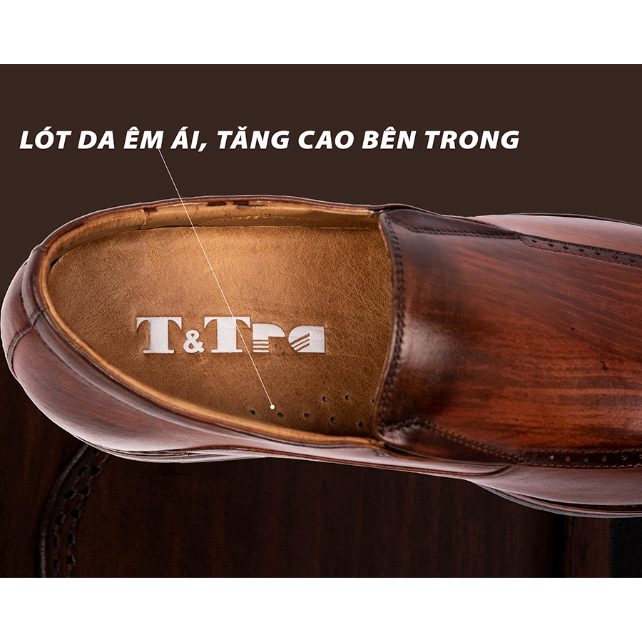 [ 6CM ] Giày Tăng Chiều Cao Nam T&amp;TRA A201NB