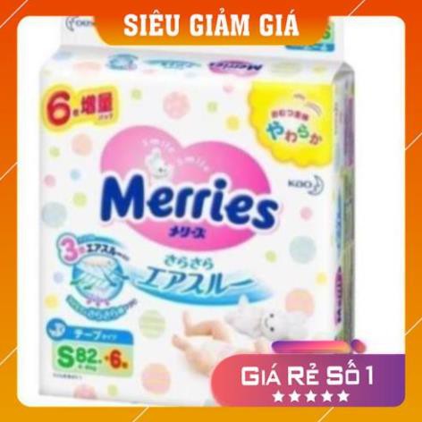 BỈM MERRIES QUẦN/DÁN NỘI ĐỊA NHẬT CỘNG MIẾNG SIZE NB96/S88/M68 dán/M64 quần/L58 dán/L50 quần/XL42/XXL28(shopmh59)