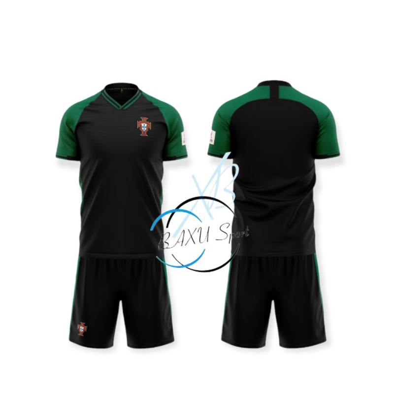 [BIG SALE ] ÁO BÓNG ĐÁ - Bộ Quần áo bóng đá TUYỂN BỒ ĐÀO NHA 2022
