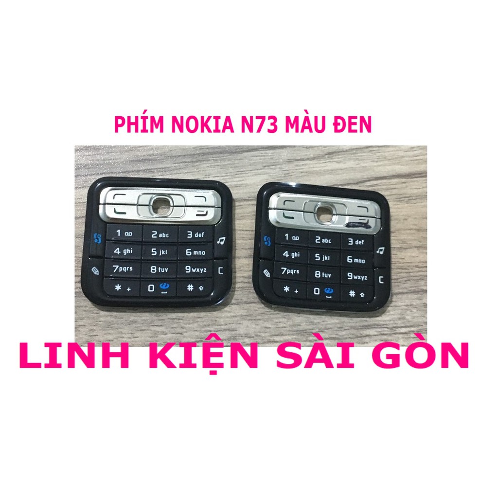 PHÍM NOKIA  N73 MÀU ĐEN