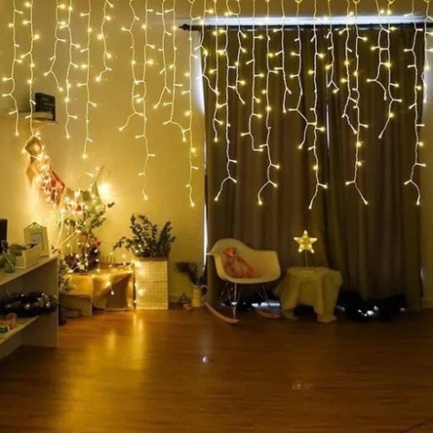 Dây đèn led trang trí phòng ngủ, phòng làm việc, quán xá kích thước 4m/20m