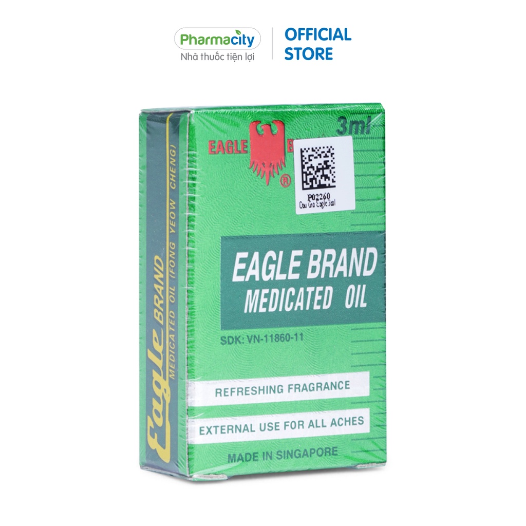 Dầu Eagle Brand gió xanh con ó Medicated Oil