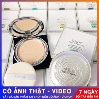 [CHÍNH HÃNG] Phấn Geo Trắng siêu mịn Sempre Happy & Please Pact
