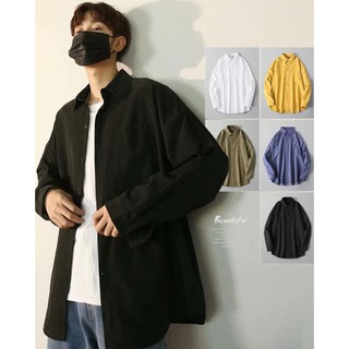 Áo Khoác Sơ Mi Tay Dài Dáng Rộng Nhiều Túi Phong Cách Nhật Bản Thời Trang Xuân Thu Cho Nam Tf2
