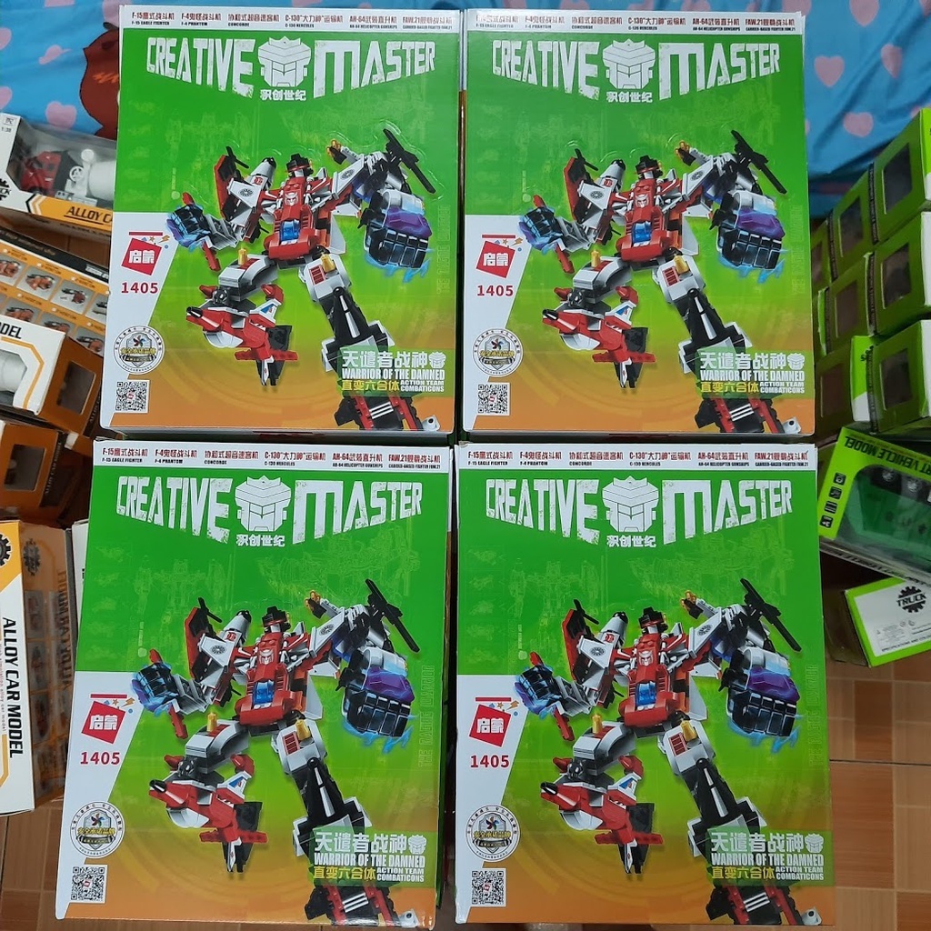 Bộ lắp ghép lego mô hình robot 6 trong 1 đồ chơi lắp ráp trẻ em