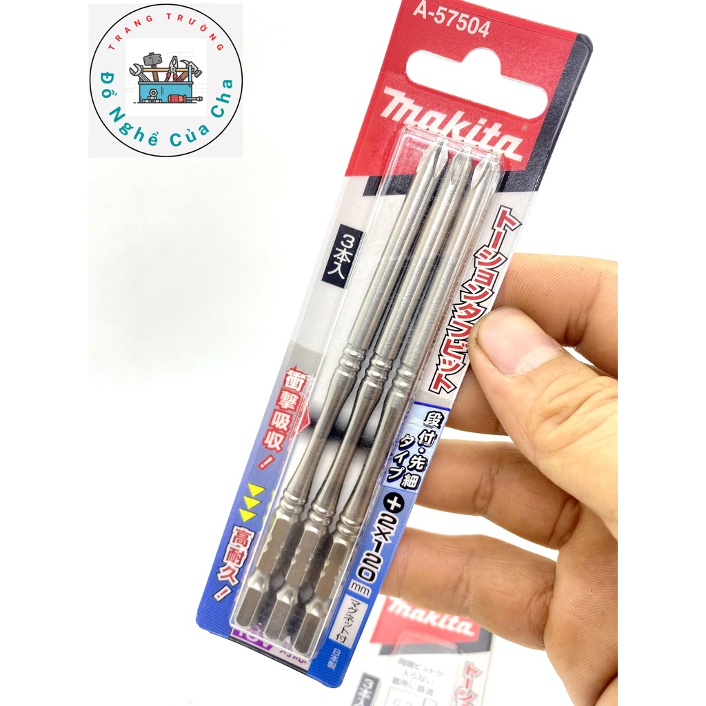 Mũi vặn vít TORSION PH2 Makita Nhật Bản A-57473/A-57489/A-57504