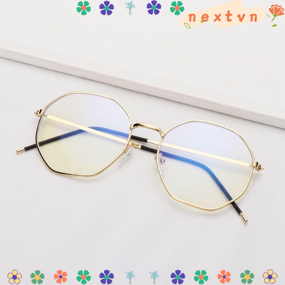 Mắt Kính Gọng Đa Giác Chống Ánh Sáng Xanh Bảo Vệ Mắt