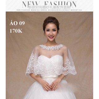 (Free ship)Áo choàng cô dâu