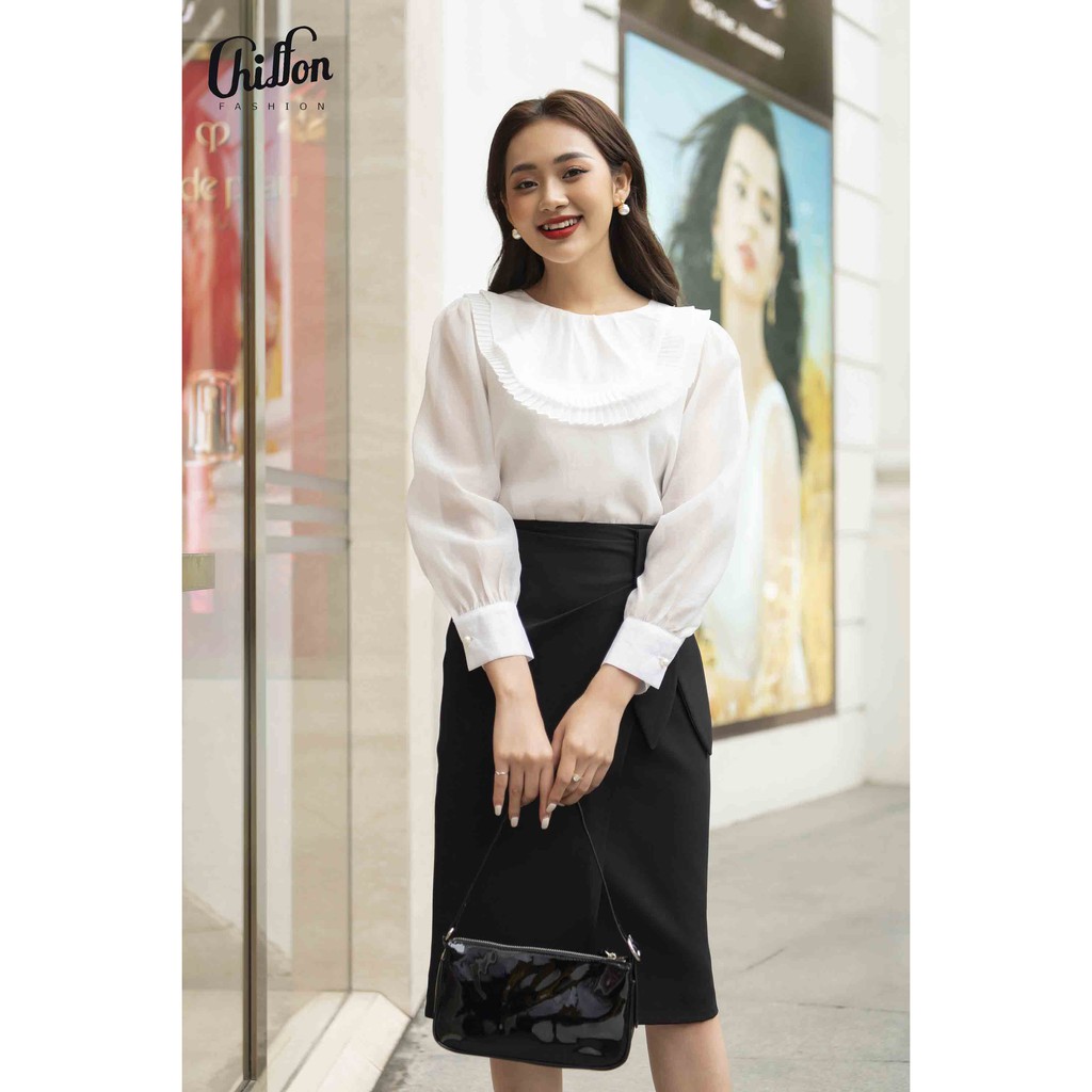 < Thiết kế đẹp 2021 >_Chân váy bút chì nữ công sở buộc vạt, dễ phối đồ | BigBuy360 - bigbuy360.vn