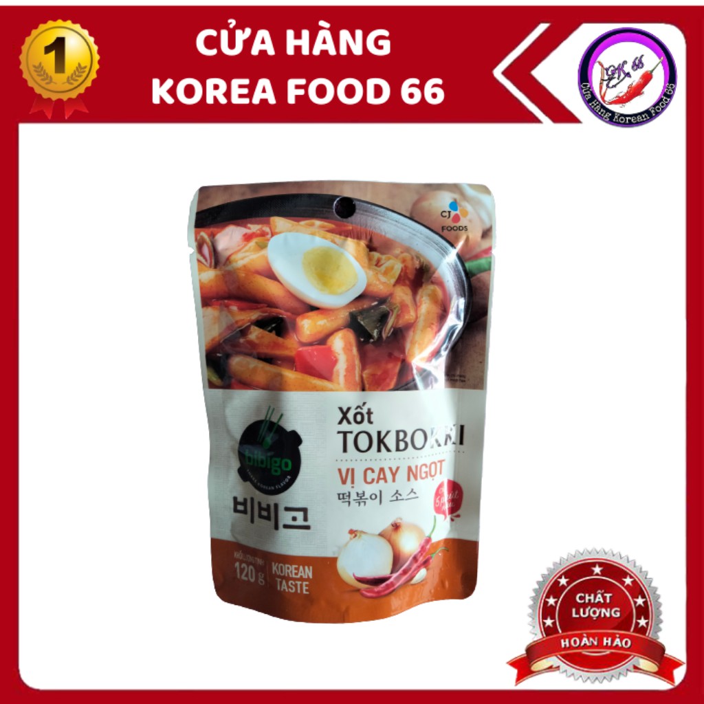 Sốt Nấu Bánh Gạo Cay Tokbokki Hàn Quốc Bibigo