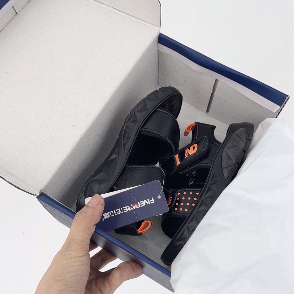 sandal bé trai - dép quai hậu cho bé mầm non, có size đại full hộp  siêu mềm, bền khâu đế 6603 ( có ảnh thật)