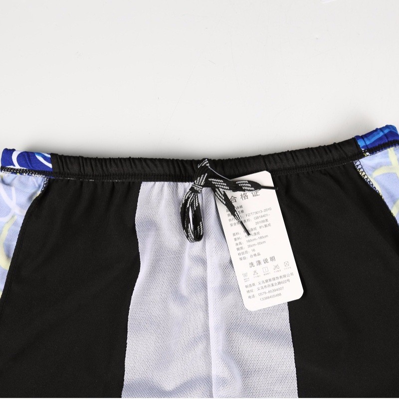 [Size 2XL]Quần Bơi Nam Dạng Đùi Họa Tiết 2 Bên Hông Đủ Size Chất Thun Co Giãn 4 Chiều Chống Thấm Nước QN003